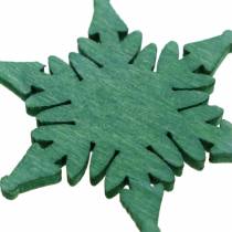 Artikel Streudeko Weihnachten Stern Grün, Weiß Sortiert 4cm 72 St