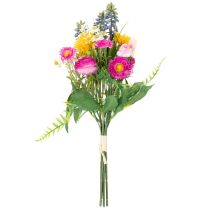 Artikel Kunstblumenstrauß Frühling 37 cm – Farbige Frühjahrs-Dekoration