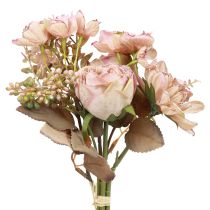 Kunstblumenstrauß Kunstblumen Künstliche Rosen Antik 30cm