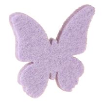 Artikel Streudeko Frühling Schmetterling Blumen 6 Farben - Filzdeko für Floristen & Dekorateure, 72 Stk