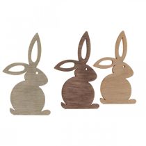 Artikel Streudeko Holz Streuteile Ostern Osterhase Brauntöne 4cm 72St