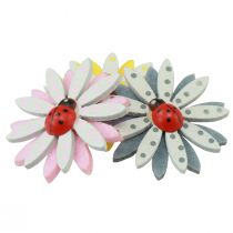 Artikel Streudeko Marienkäfer Blume Holz Filz Farbe Ø4cm 48 St