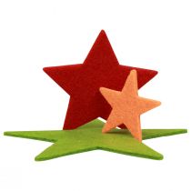 Streudeko Sterne, Streuteile Weihnachten Bunt 108St