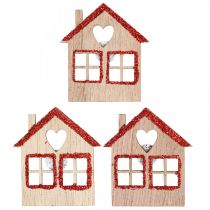 Artikel Streudeko Weihnachten Weihnachtsdeko Haus 4,5×5cm 72 St
