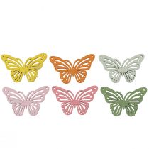 Artikel Streuer Holzschmetterling Bunte Streudeko 4,5×3cm 48St