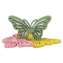 Artikel Streuer Holzschmetterling Bunte Streudeko 4,5×3cm 48 St