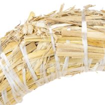 Artikel Strohkranz Rohling 15 cm aus Naturstroh für DIY-Kränze und Dekoration