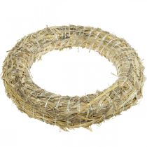 Artikel Natur Strohkranz 35cm, Kranzunterlage für Dekokränze, Adventskranz & Jahresdeko, 10er Set