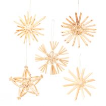 Artikel 25er Set Strohsterne Weihnachten – Öko Christbaumschmuck 5-6cm