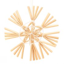 Artikel Traditioneller Christbaumschmuck aus Stroh für festliche Dekoration