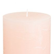 Artikel Stumpenkerzen Rosa Hellrosa Durchgefärbt 70×100mm 4er Set Osterkerze Hochzeit Deko