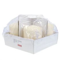 Artikel Stumpenkerze 130/100 Creme 4 St