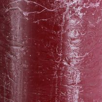 Artikel Langbrennende Stumpenkerzen Berry 85x200mm, 2er-Set, rustikale Optik für Dekoration