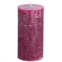 Artikel Stumpenkerzen Berry Lila 50x100mm, 4er Set - Deko Highlights für jeden Anlass