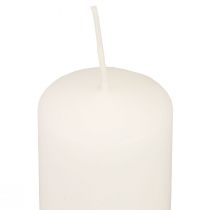 Artikel Stumpenkerzen Weiß Adventskerzen klein Kerzen 70/50mm 24 St