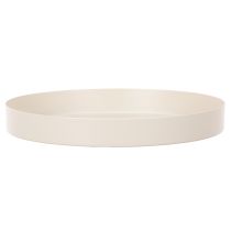 Artikel Rundes Tablett Dekoschale Metall 20cm Taupe Innenbereich
