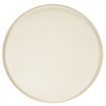 Artikel Dekoteller aus Metall beige rund Ø 40 cm mit 20 cm hohem Fuß für Innenbereich