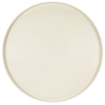 Artikel Dekoplatte Metall rund 41 cm beige für Tischdisplay