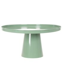 Artikel Metall Dekotisch rund grün 40x20 cm mit hohem Rand