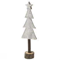 Artikel Tannenbaum Deko Filz Beige Rot mit Sternen Herz H21cm Weihnachtsstimmung 4er Set