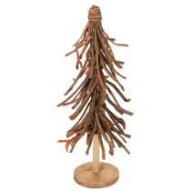 Artikel Tannenbaum aus Weidenzweigen auf Holzsockel 48cm natur