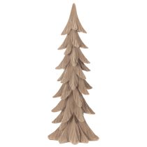 Artikel Deko Tannenbaum Kunststoff Braun beflockt 44cm Tischdeko Innenbereich