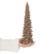 Artikel Deko-Tannenbaum beflockt Kunststoff 34cm braun für Innenbereich