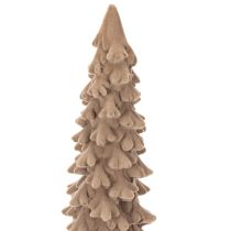 Artikel Deko-Tannenbaum beflockt Kunststoff 34cm braun für Innenbereich