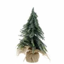 Deko Tannenbaum beglitzert Grün 20cm