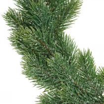 Artikel Tannenkranz künstlich Wandschmuck Weihnachten Grün, geeist Ø45cm