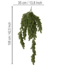 Artikel Künstlicher Tannenzweig 108cm Grün für Innenbereich