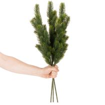 Artikel Künstlicher Tannenzweig 65cm Grün Set 3 Stück Innenbereich