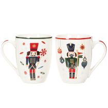 Artikel Tasse Keramik 10cm Nussknacker Zuckerstange 2er-Set