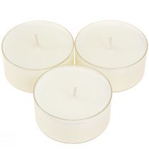Artikel Teelichter maxi mit transp. Hülle Weiß 54mm 16 St