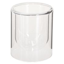 Artikel Runde Glas-Teelichthalter Ø8,5cm Windlicht Set 4 Stück – Elegante Tischdeko