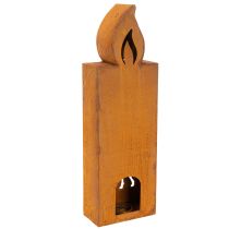 Artikel Teelichthalter Weihnachten Edelrost Kerze Hirsch 45x14cm
