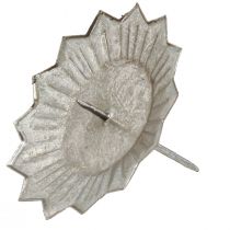 Artikel Silberner Kerzenhalter zum Stecken für Stumpenkerzen Ø11cm 4er Set – Deko-Highlight für Festlichkeiten und Alltag