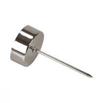 Artikel Teelichthalter zum Stecken Adventskranz Silber Ø4cm 8 St
