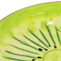 Artikel Keramikteller mit Kiwi-Motiv, rund, 16 cm, Set aus 2 Tellern, dekorativ und vielseitig