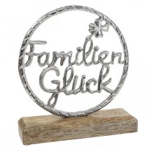 Tischdeko Aufsteller Familienglück Dekoring 15×5,5×17cm