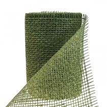 Tischläufer Jute Juteband Tischband Olivgrün B15cm L10m