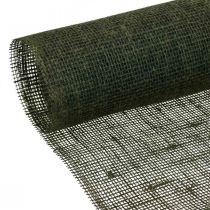 Tischläufer Jute Juteband Tischband Olivgrün B30cm L5m