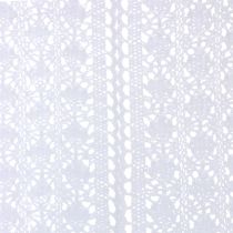 Tischläufer Häkelspitze Weiß 30cm x 140cm