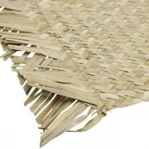 Tischset Seegras rechteckig Tischdeko Wasserhyazinthe Natur 33×48cm