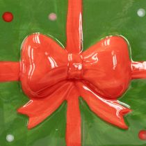 Artikel Keramik Weihnachtsdeko Übertopf Geschenkdesign mit niedlichen Füßen