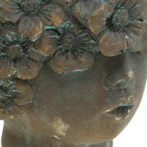 Pflanztopf Büste Kussmund Blumentopf mit Gesicht H14cm