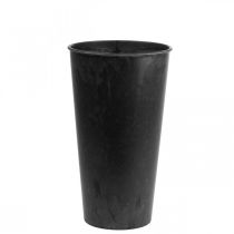 Artikel Bodenvase schwarz Vase Plastik Anthrazit Ø17,5cm H28cm