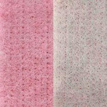 Artikel Hochwertiges Wollfilz Dekoband Altrosa Grau 7,5cm x 5m für Floristen