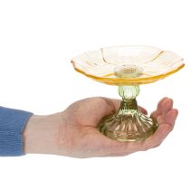 Artikel Dekoteller Glas auf Fuß 15 cm ideal für Präsentation von Waren