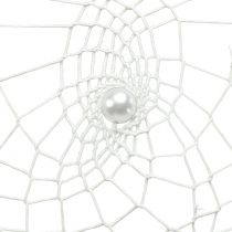 Traumfänger Herz Weiß 55cm 2St